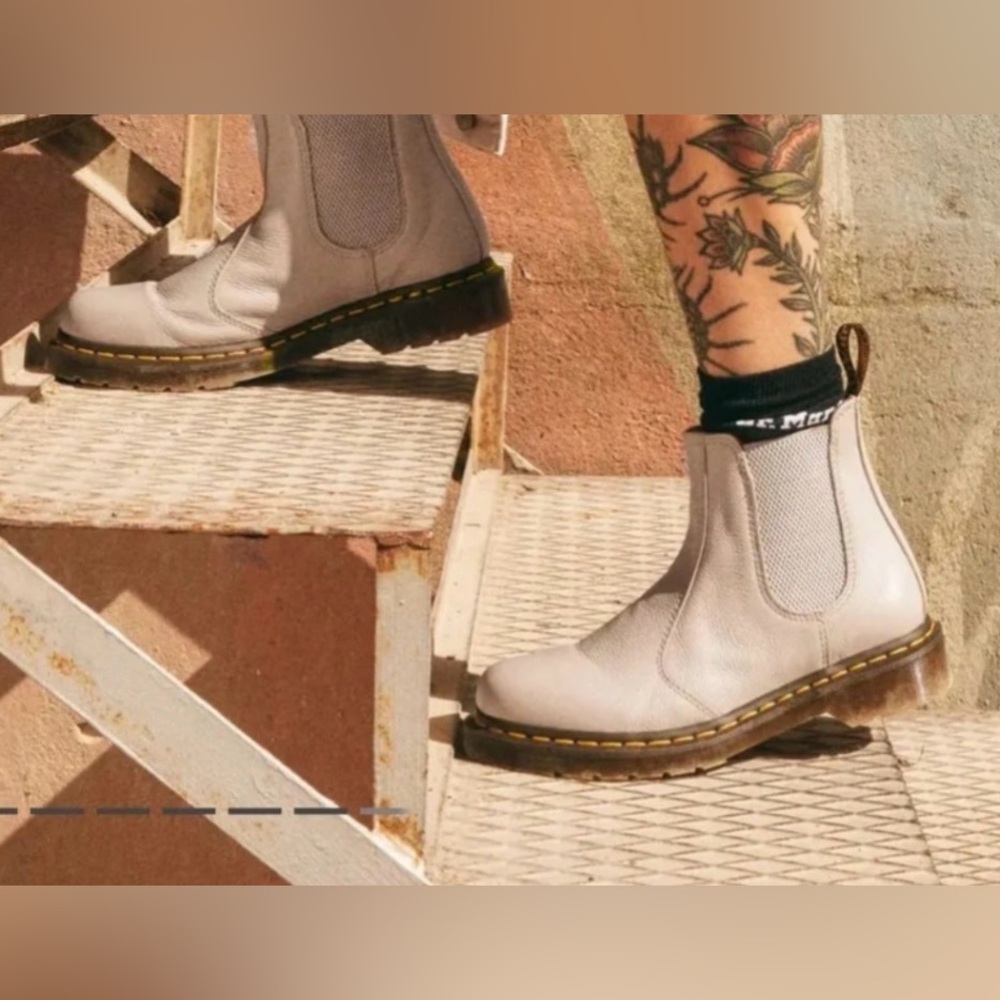 Dr. Martens  2976 Vintage Taupe Slipon  Boots  NWOB. Price firm
